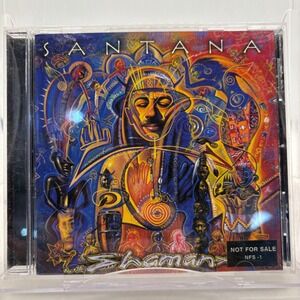 Santana Shaman CD 2002 Arista Records 07822-1437-2 Latin Rock Album Carlos